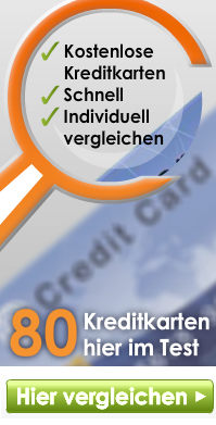 80 Kreditkarten im Kreditkarten-Vergleich