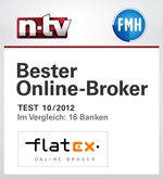 Bester Online-Broker lt. n-tv und FMH Bester Online-Broker n-tv 2012