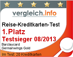 Testsieger Reise-Kreditkarte 2013 